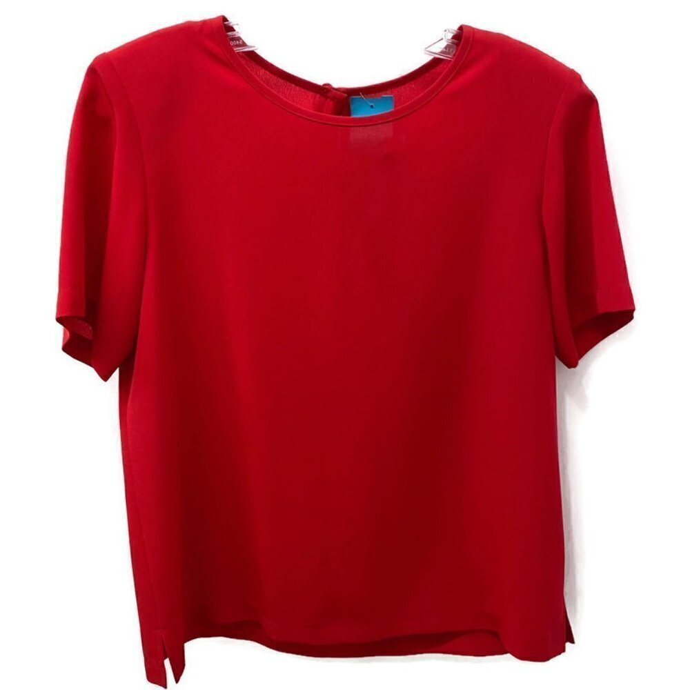 Da-Rue Red Short-Sleeve Blouse